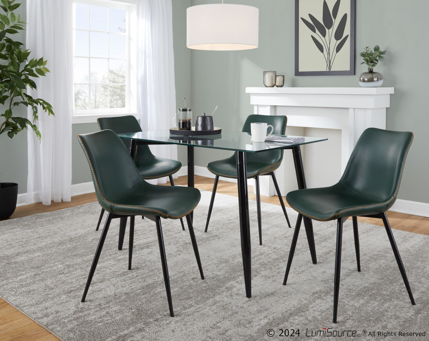 Clara-Durango Contemporary 5 Piece Dining Set