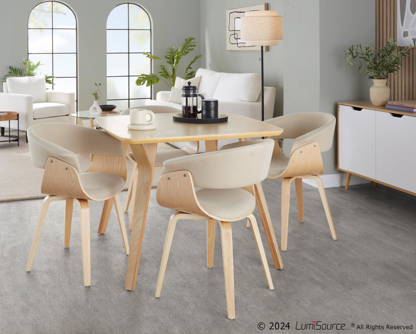 Folia-Vintage Mod Dinning Set - 5 Piece