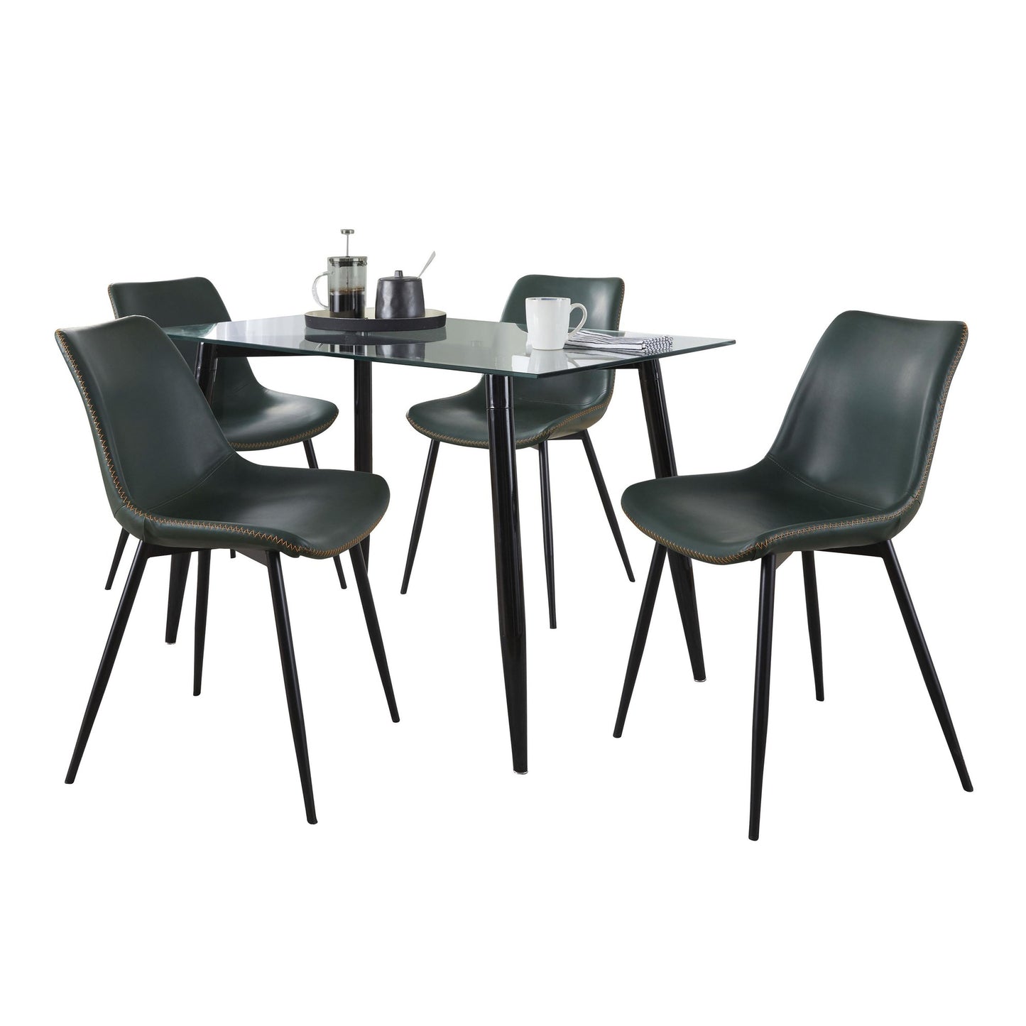 Clara-Durango Contemporary 5 Piece Dining Set