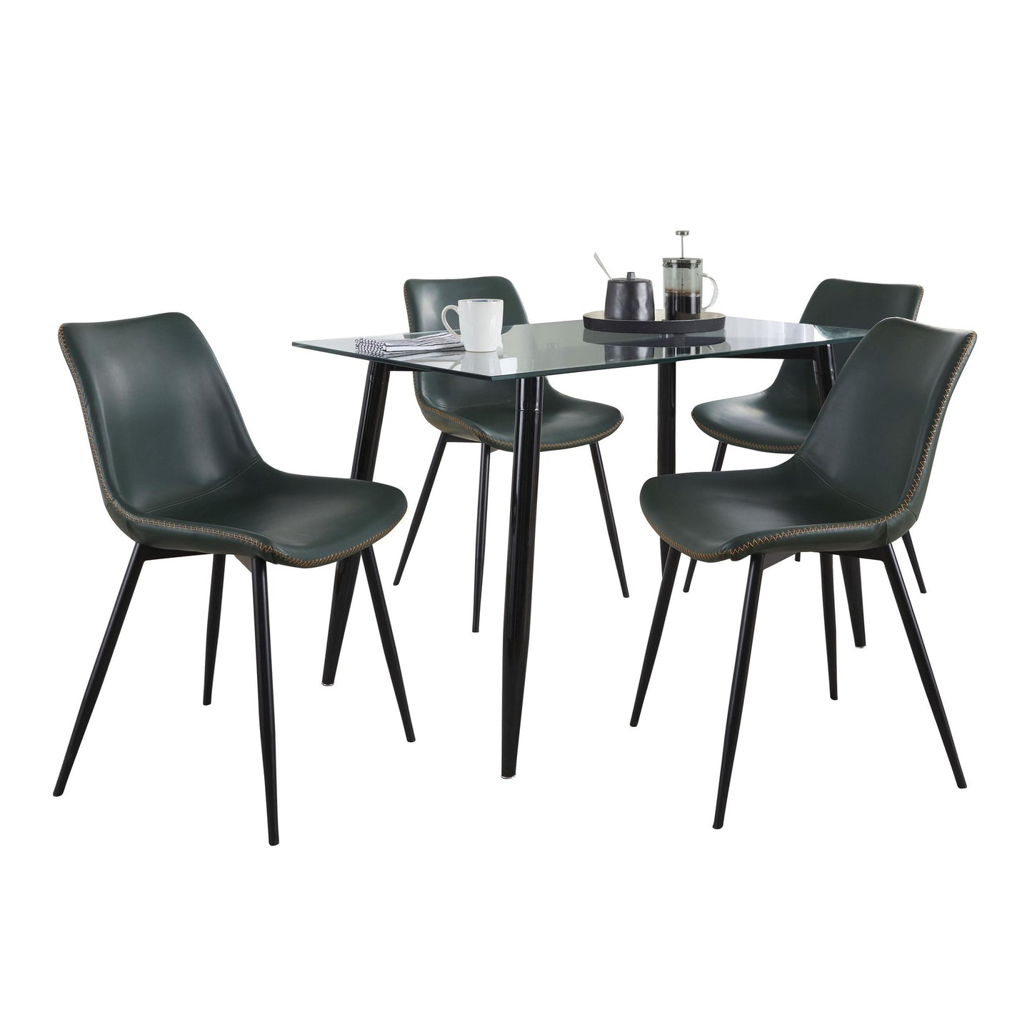 Clara-Durango Contemporary 5 Piece Dining Set