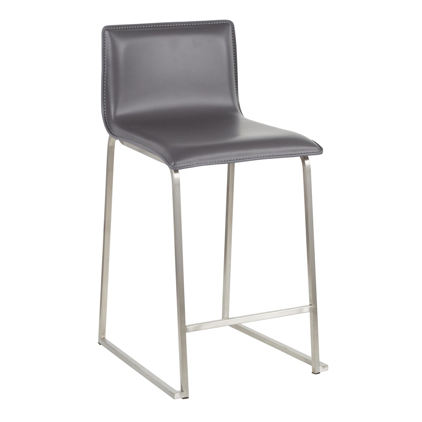 Marcel-Mara Upholstered Counter Height Dining Set - 5 Piece, Grey