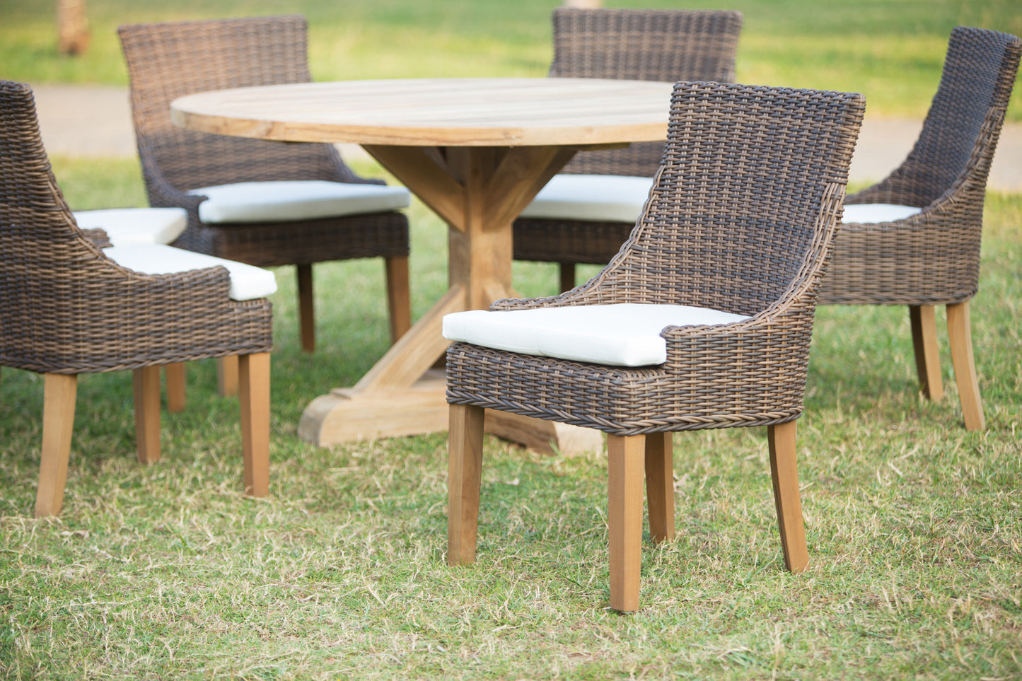 Outdoor Alfresco Dining Chair - Crocodile Rattan