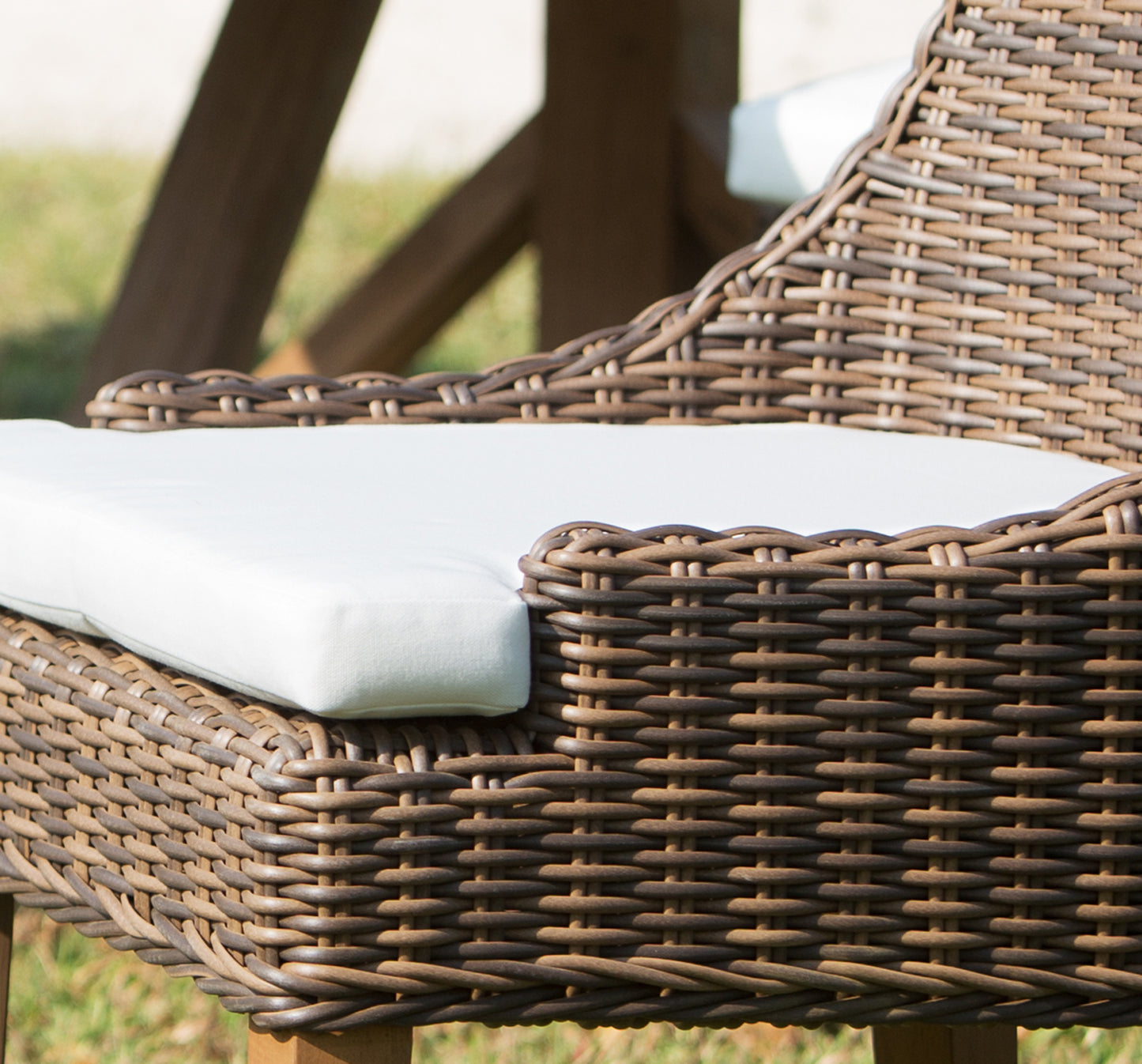 Outdoor Alfresco Dining Chair - Crocodile Rattan