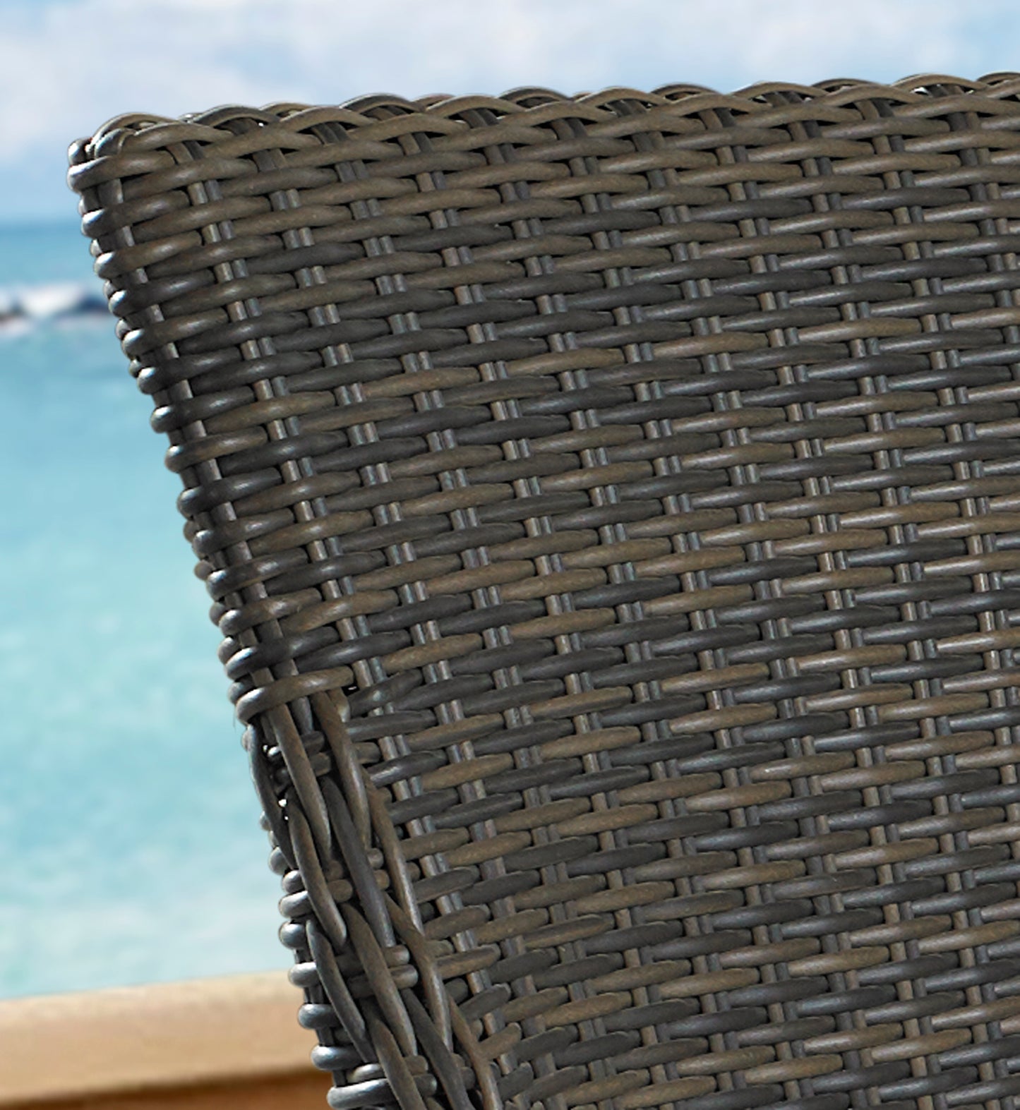 Outdoor Alfresco Dining Chair - Crocodile Rattan