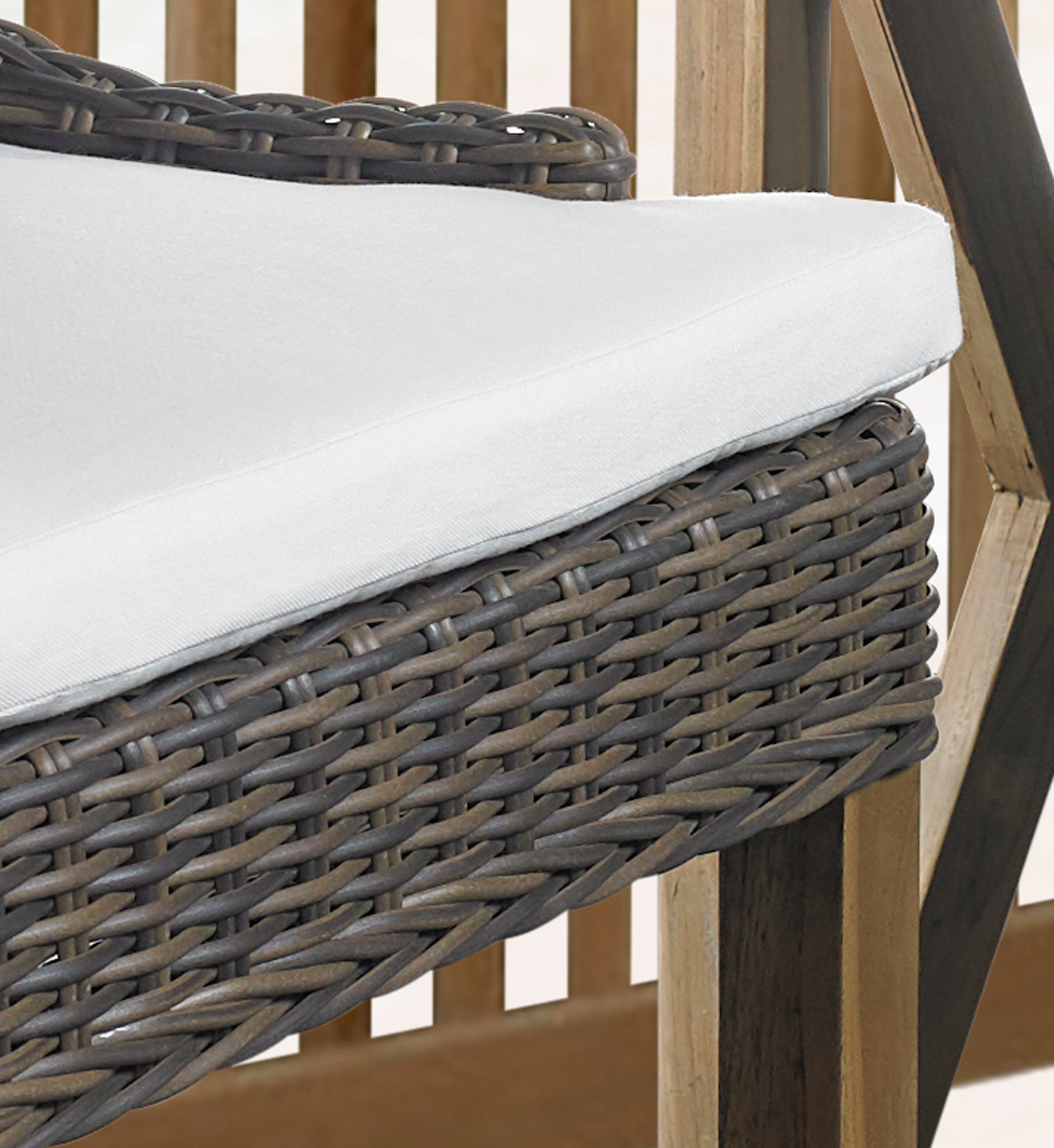 Outdoor Alfresco Dining Chair - Crocodile Rattan