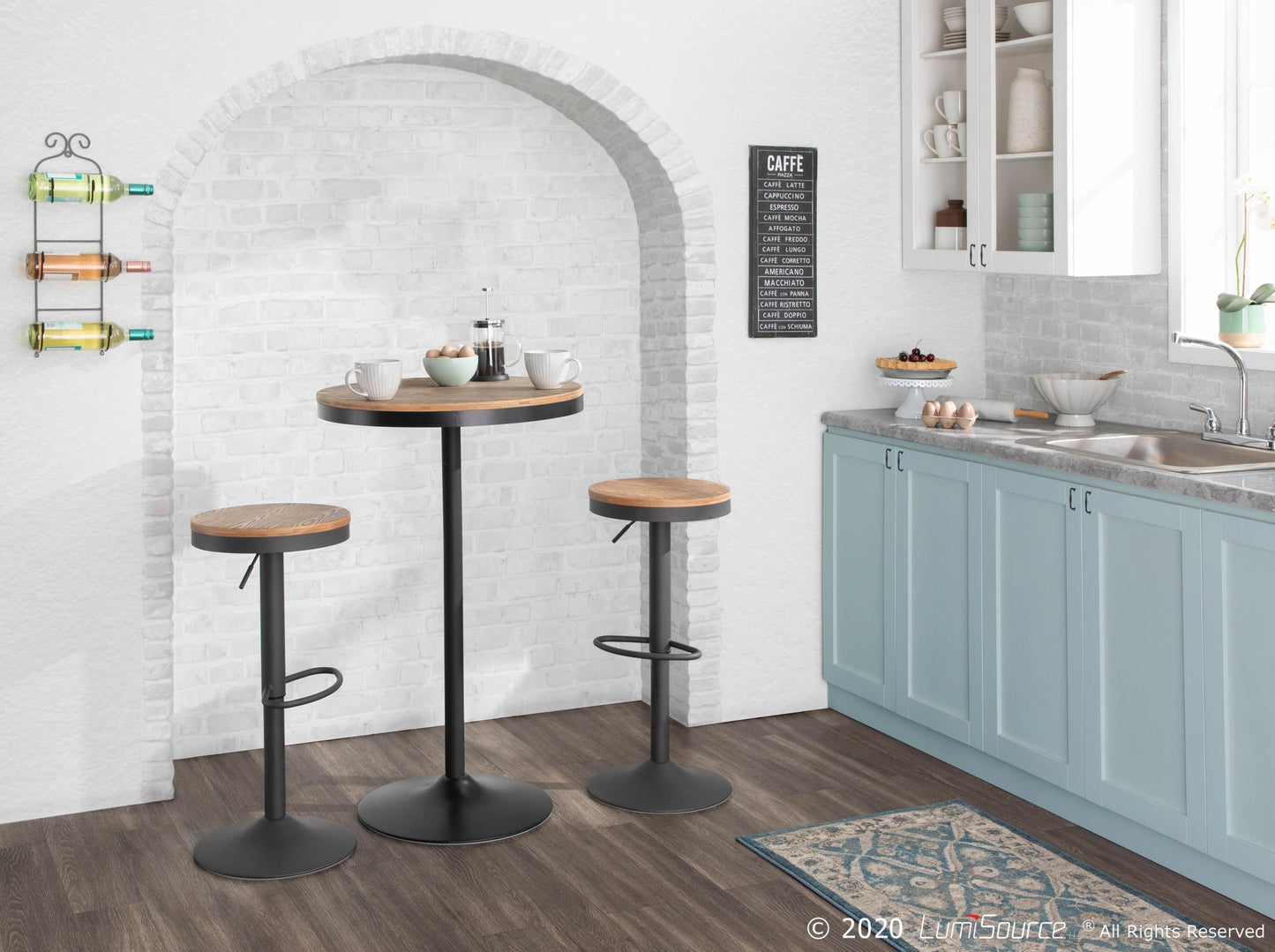 Dakota Bar Table, Black