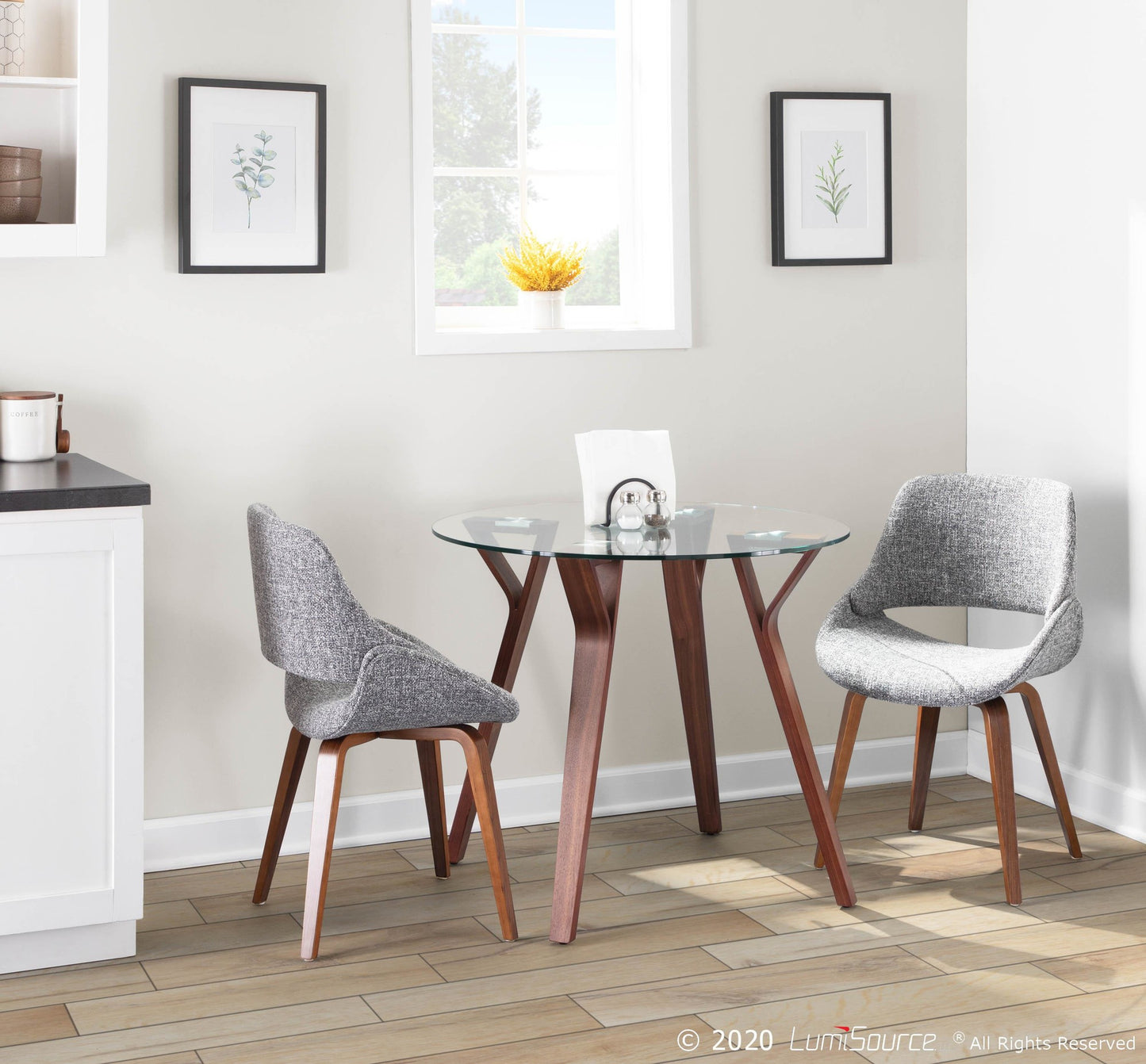 Folia Round Dinette, Glass