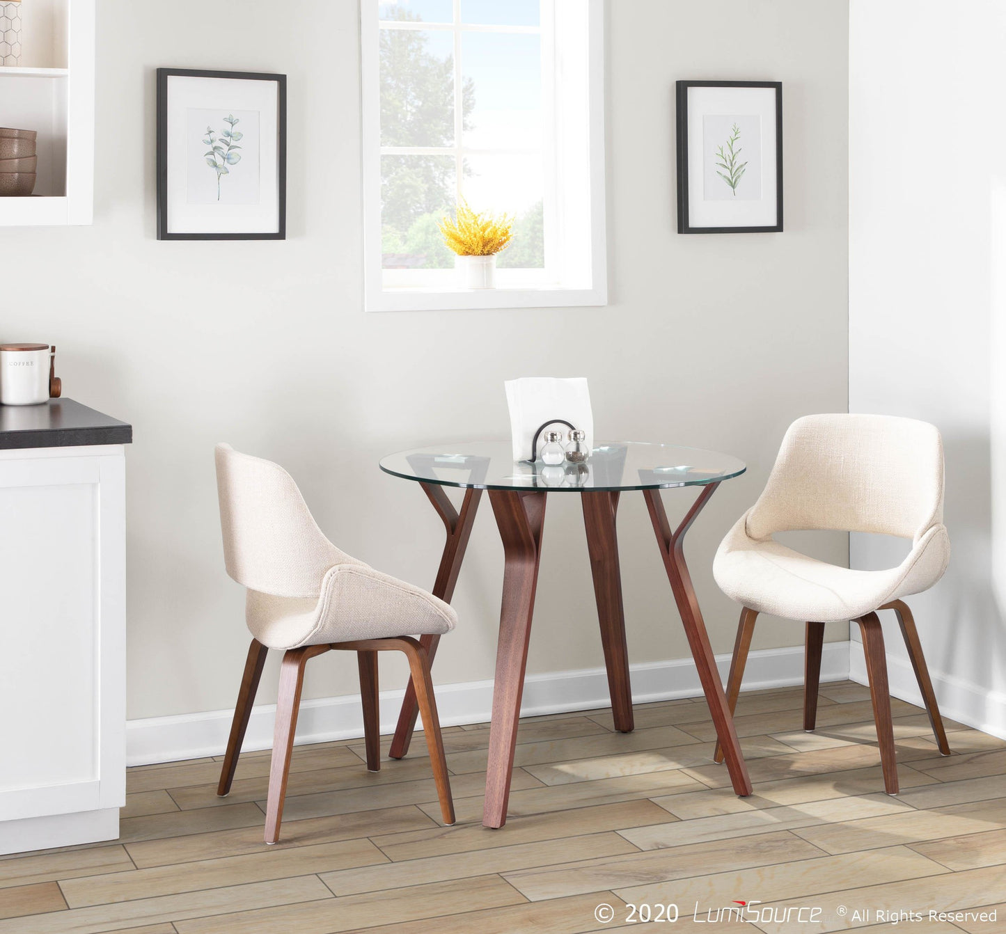 Folia Round Dinette, Glass