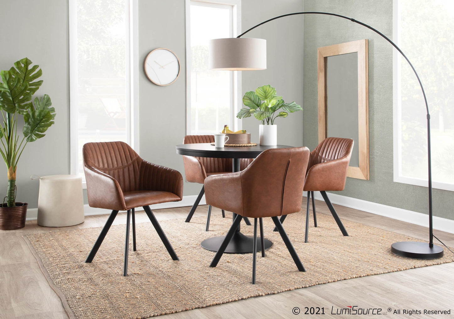 Dakota Dining Table, Black/Black