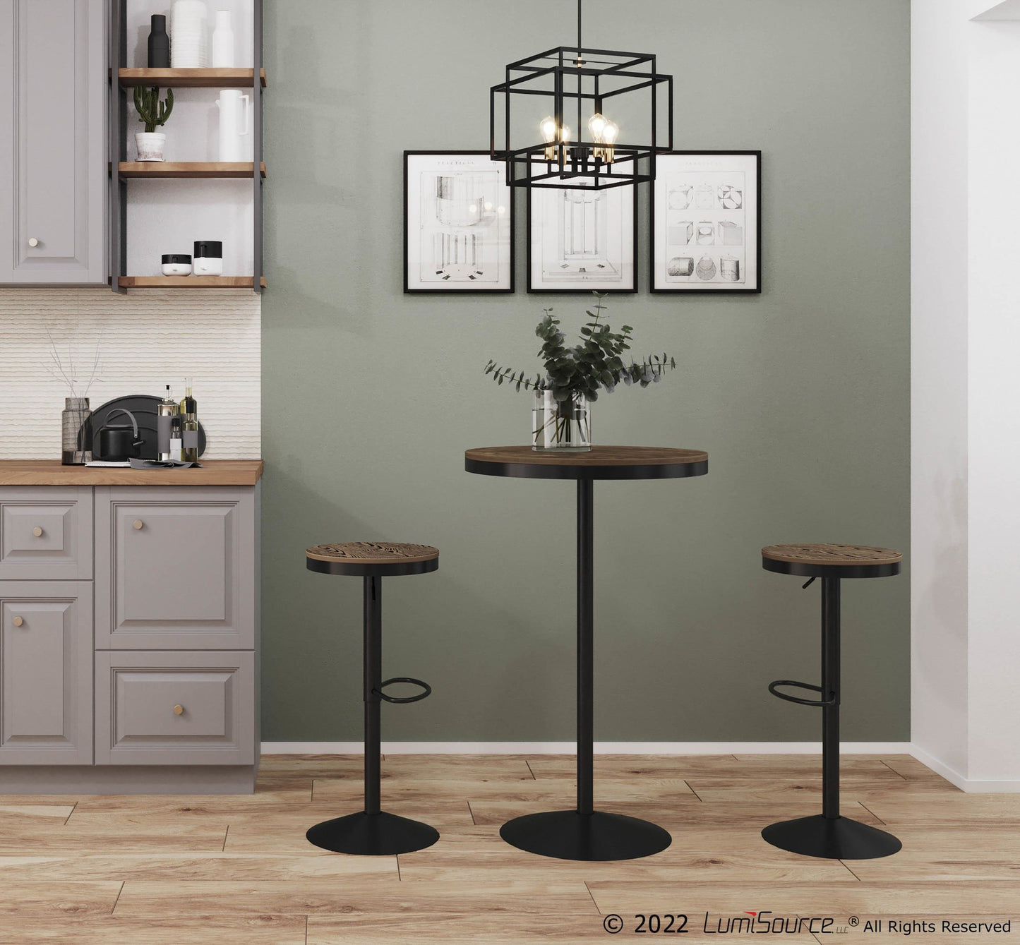 Dakota Bar Table, Black