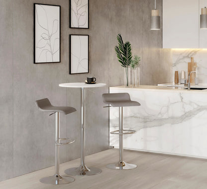 Adjustable Bar Table, White