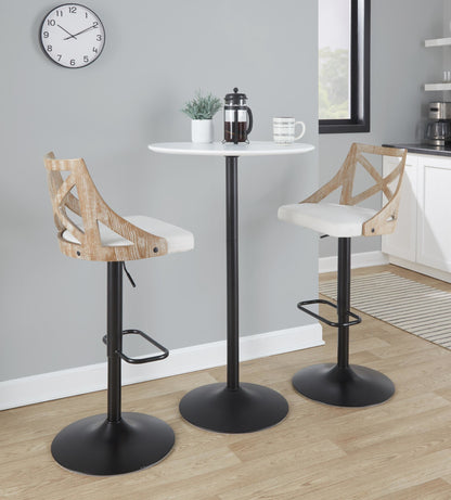 Pebble 3-Height Table, White