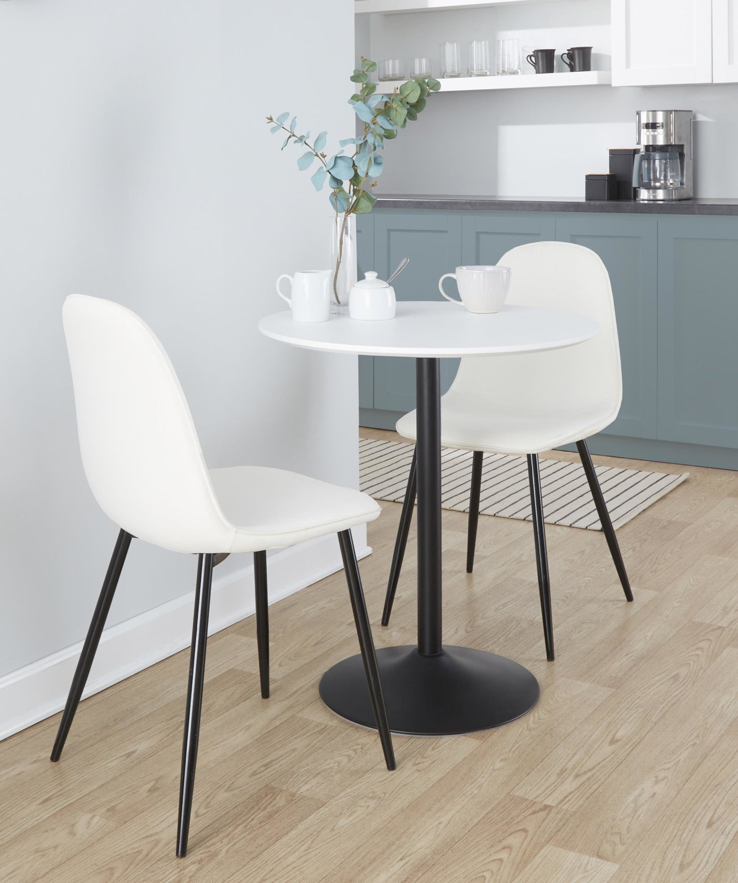 Pebble 3-Height Table, White