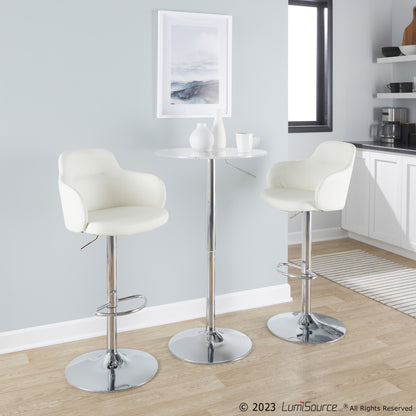 Adjustable Bar Table, Clear