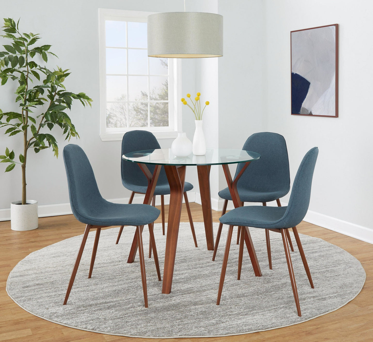 Folia Round Dinette, Glass