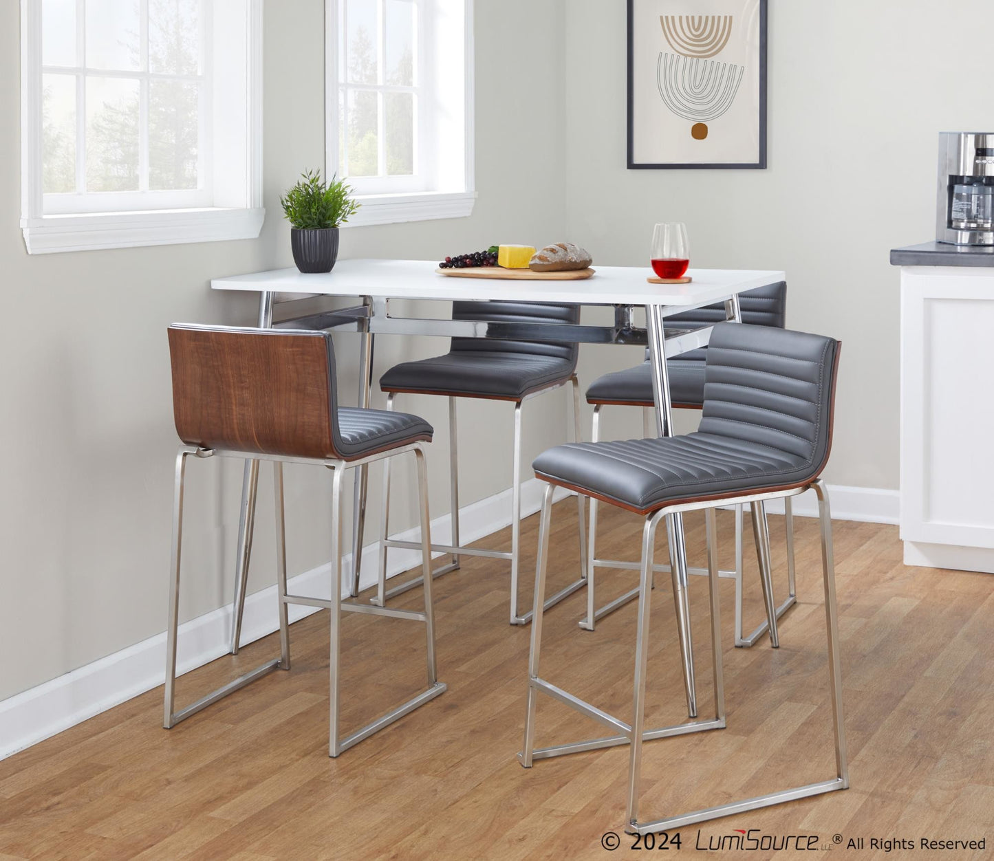 Marcel-Mara Counter Height Dining Set - 5 Piece