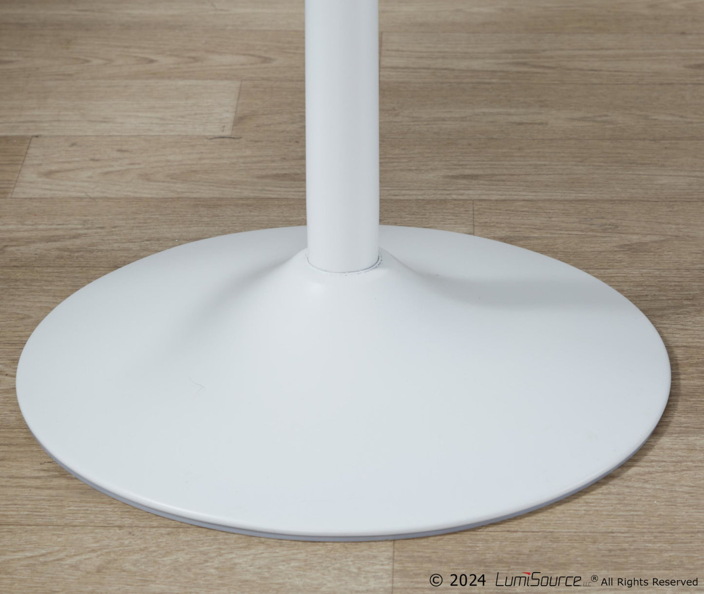 Pebble 3-Height Table, White/White