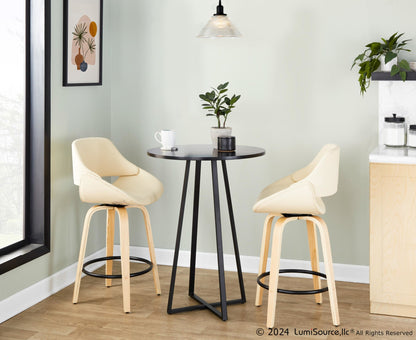 Cosmo Counter Table, Black/Black