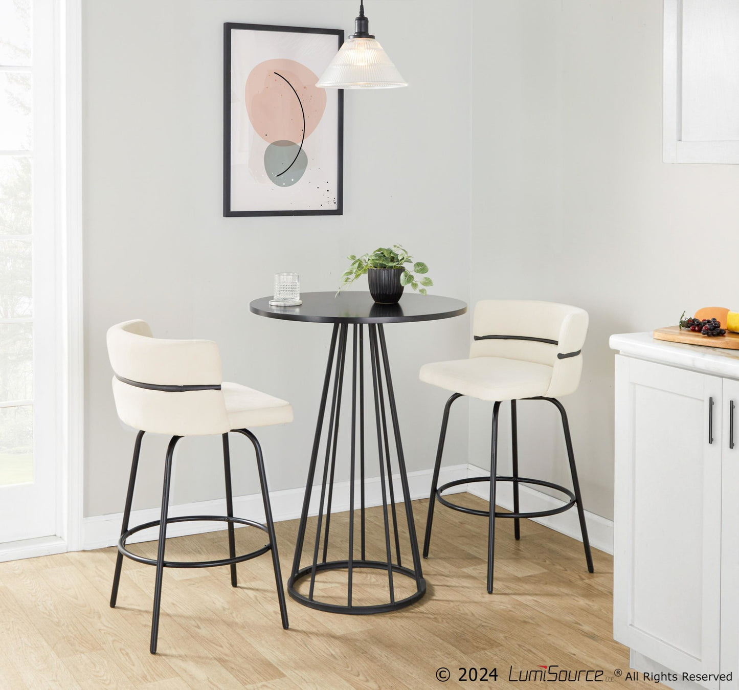 Canary Counter Table, Black/Black