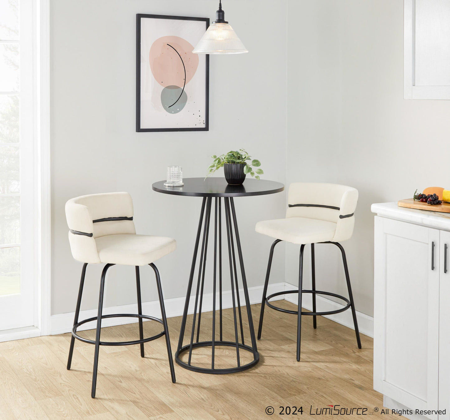 Canary Counter Table, Black/Black