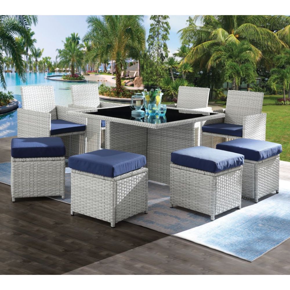 Paitalyi 9PC Outdoor Bistro Set
