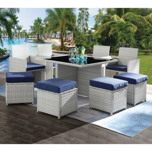 Paitalyi 9PC Outdoor Bistro Set