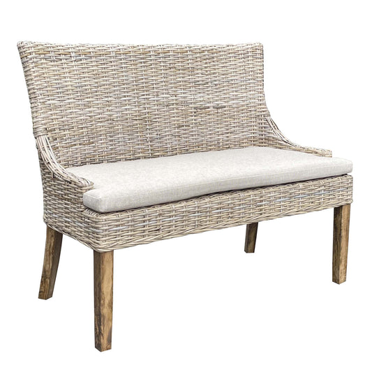 Alfresco Dining Settee – Set of 2 - White