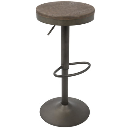Dakota 3-Piece Industrial-Farmhouse Dining Set in Antique