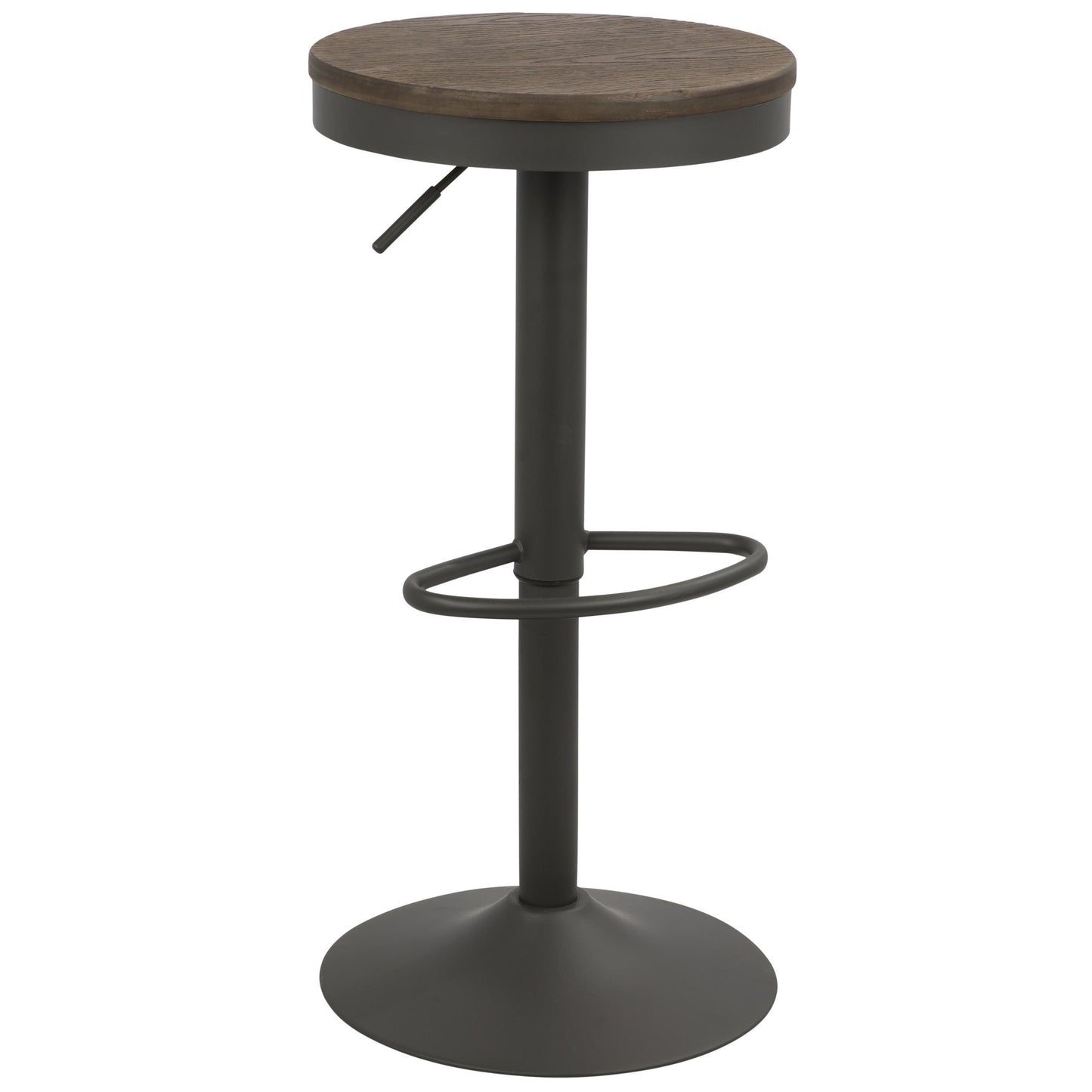Dakota 3-Piece Industrial-Farmhouse Dining Set in Grey and Brown