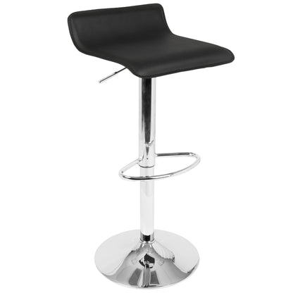 Spyra-Ale Contemporary Adjustable Bar Set with Light Up Tabletop, Black