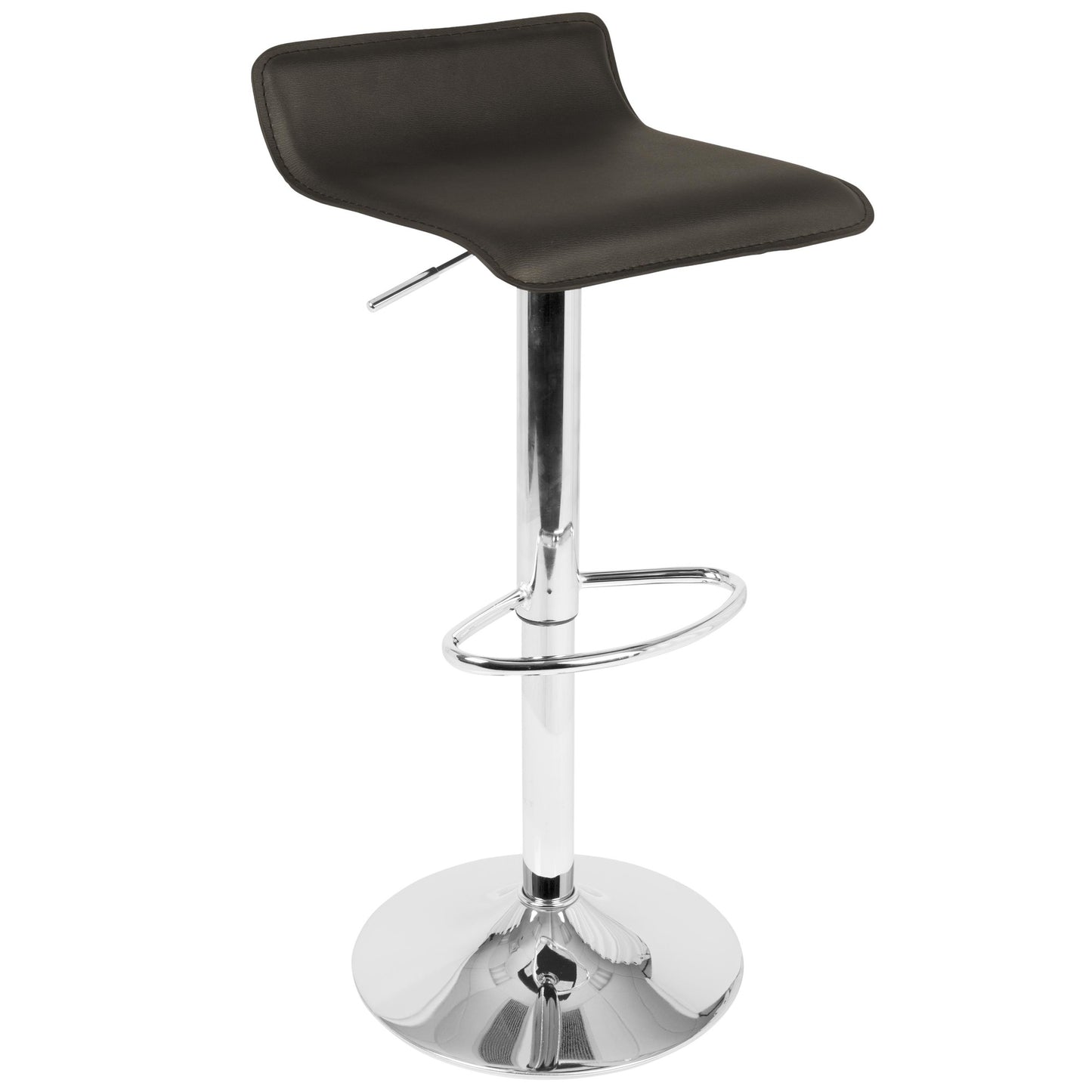 Spyra-Ale Contemporary Adjustable Bar Set with Light Up Tabletop, Brown