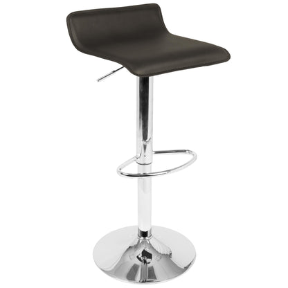 Spyra-Ale Contemporary Adjustable Bar Set with Light Up Tabletop, Brown