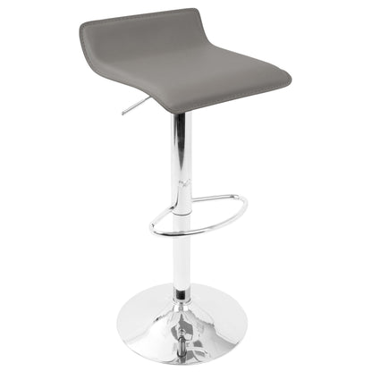 Spyra-Ale Contemporary Adjustable Bar Set with Light Up Tabletop, Grey