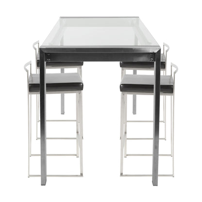 Fuji 5-Piece Counter Set, Black