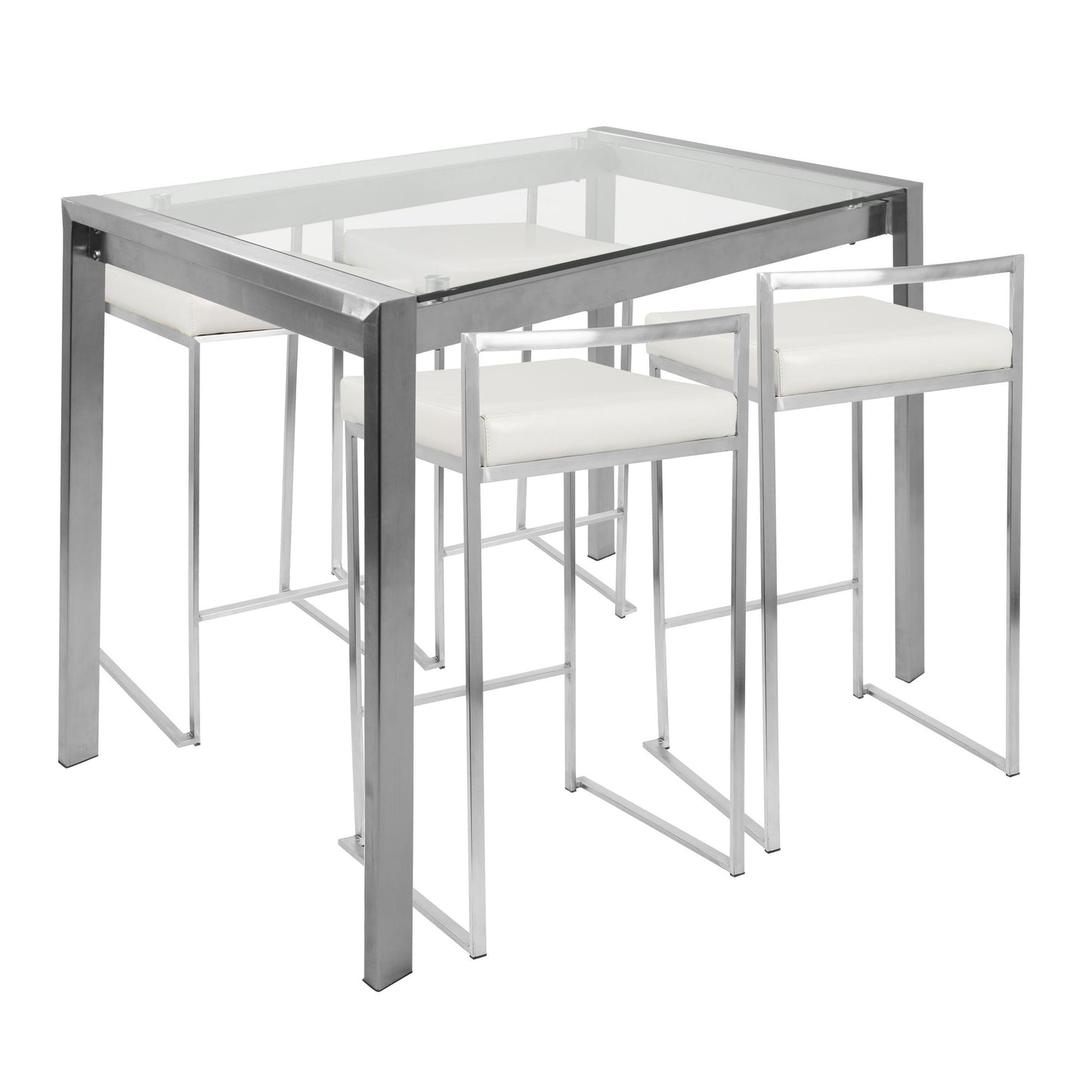 Fuji 5-Piece Counter Set, White
