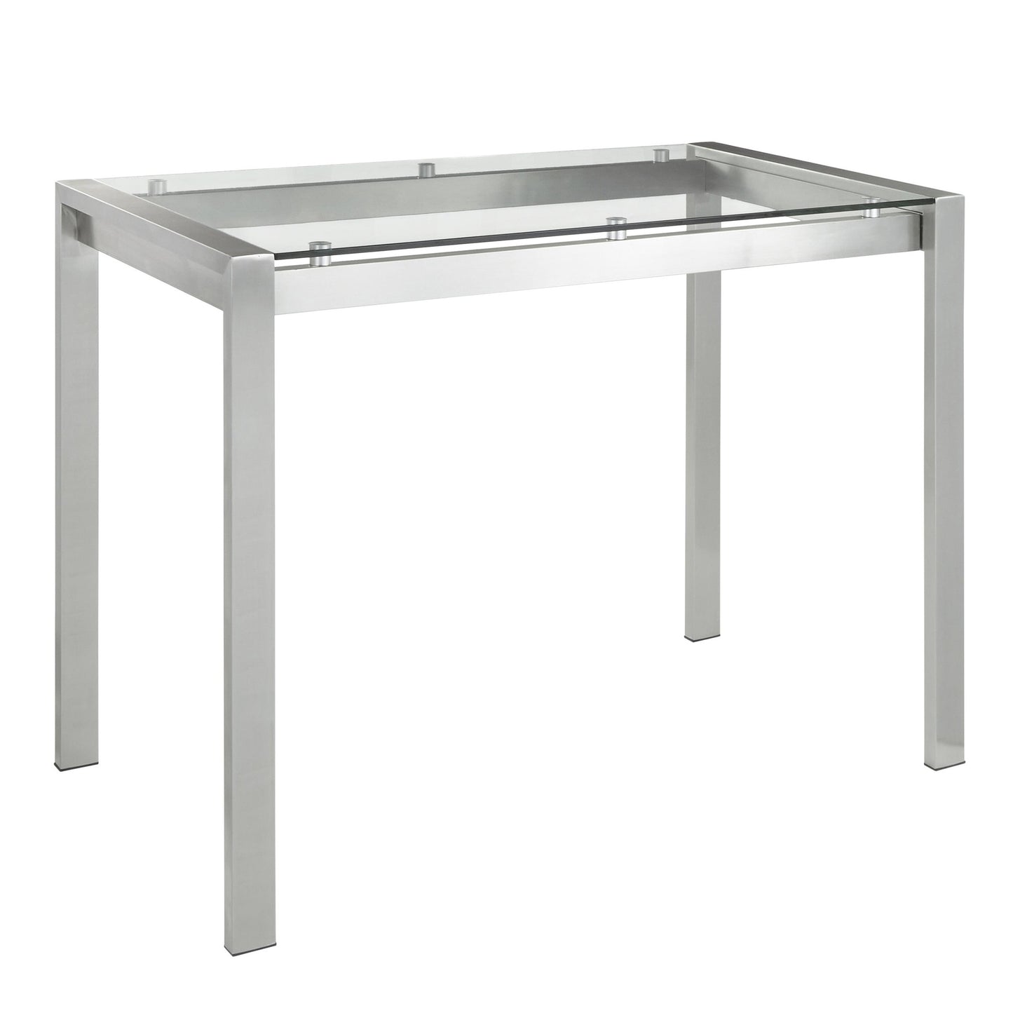 Fuji-Mara Upholstered Counter Height Dining Set - 5 Piece, Grey