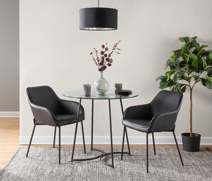Cece-Daniella Contemporary  3 Piece Dining Set