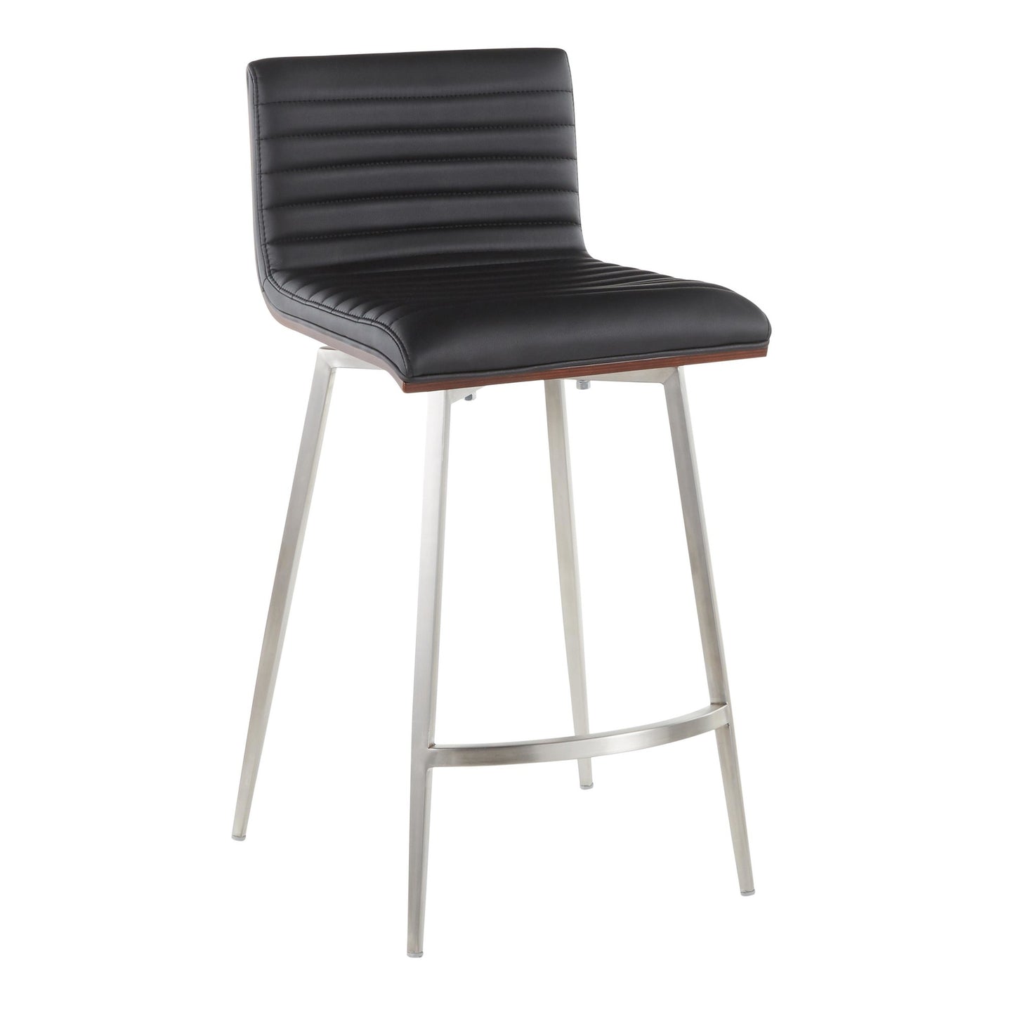Mason Swivel Adjustable Counter Height Dining Set - 3 Piece, Black