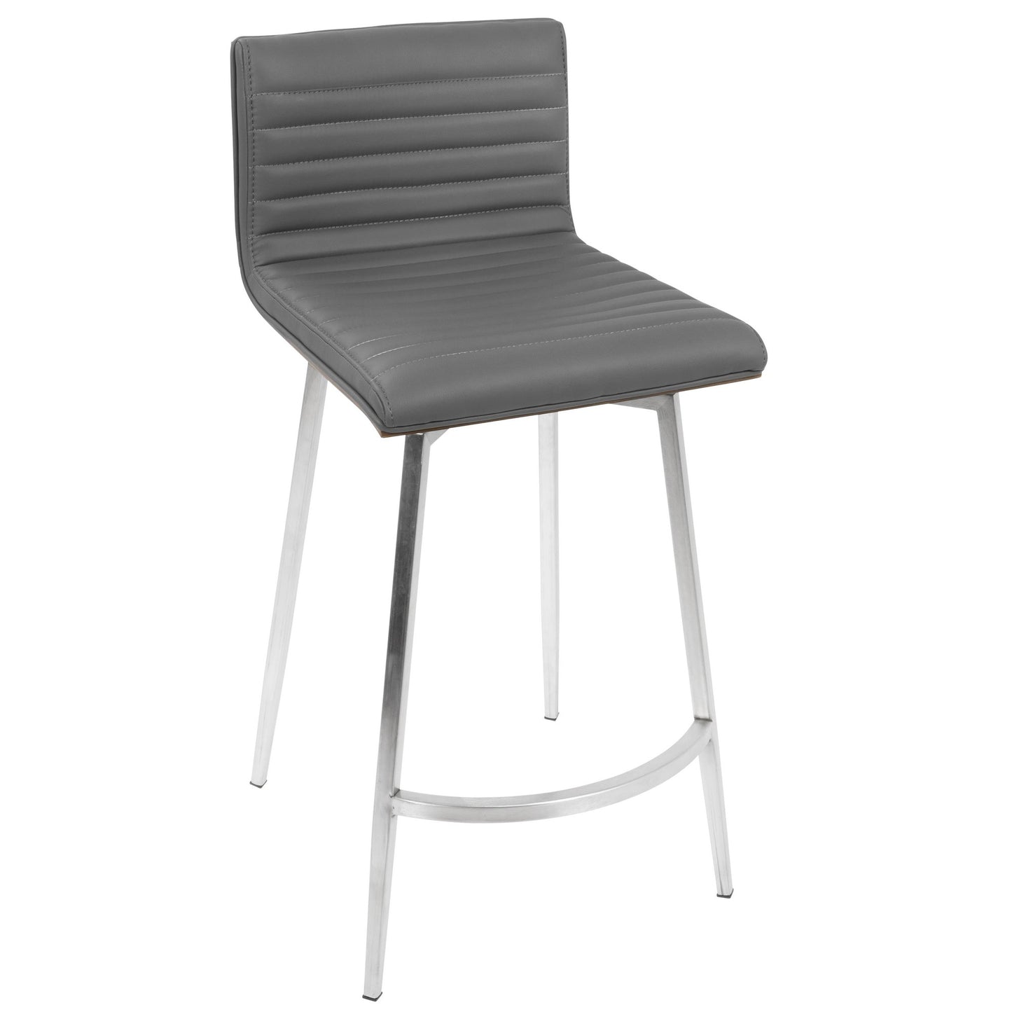 Mason Swivel Adjustable Counter Height Dining Set - 3 Piece, Grey