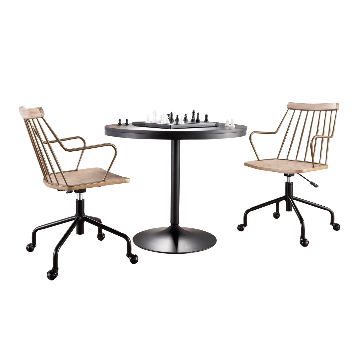 Dakota-Preston Contemporary Dining Set - 3 Piece