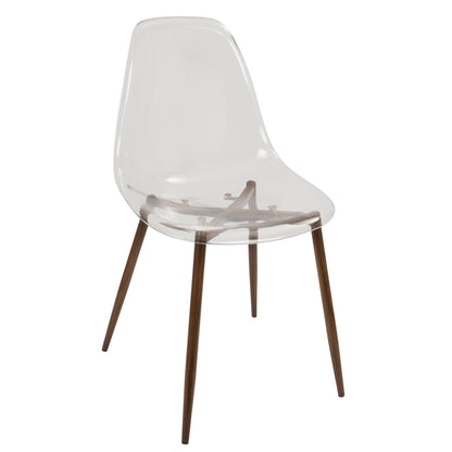 Folia-Clara Mid-Century Modern Round 3 Piece Dining Set