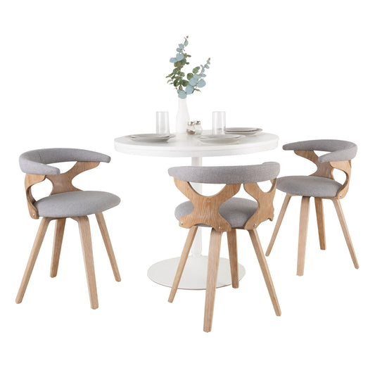 Dakota-Gardenia Contemporary Dining Set - 4 Piece