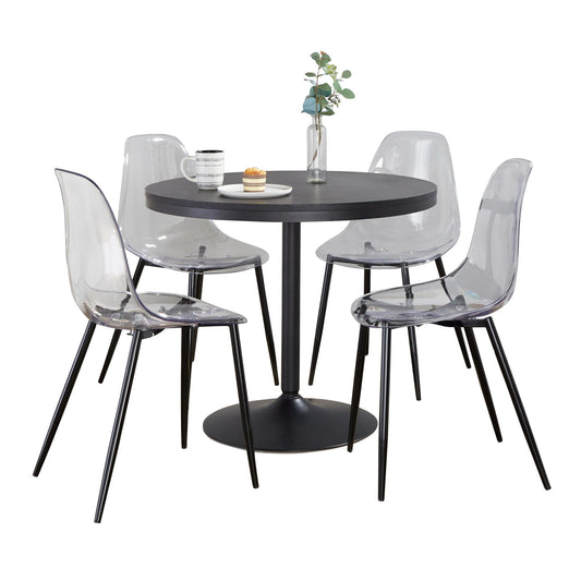 Dakota-Clara Contemporary Dining Set - 5 Piece