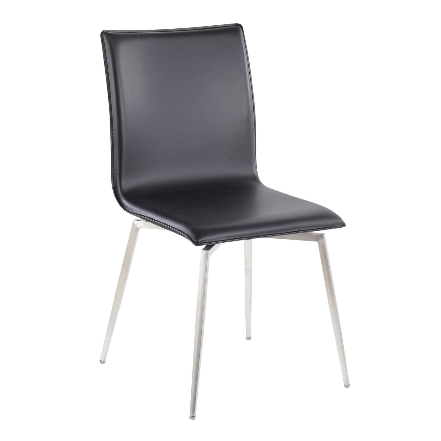 Fuji-Mason Upholstered Swivel Dining Set - 5 Piece, Black