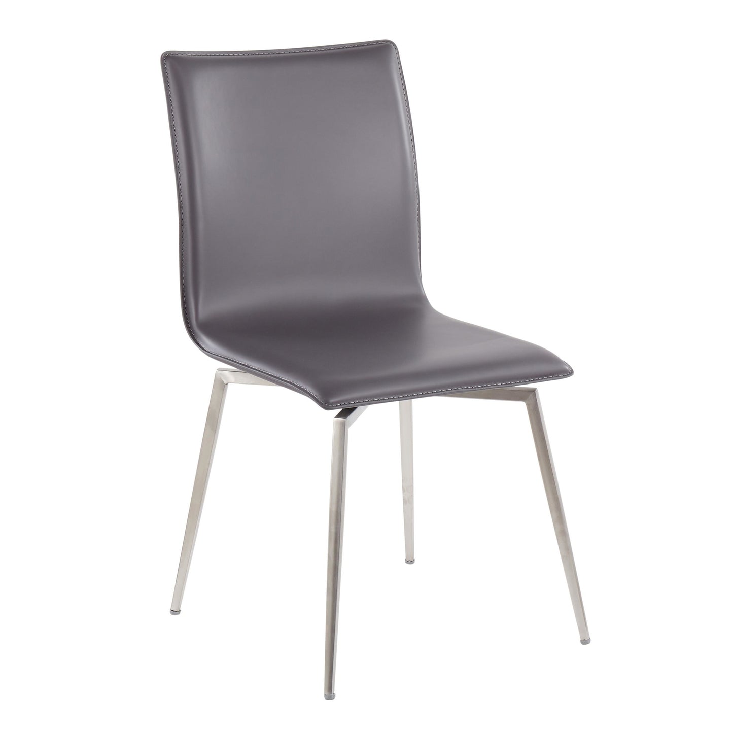 Fuji-Mason Upholstered Swivel Dining Set - 5 Piece, Grey