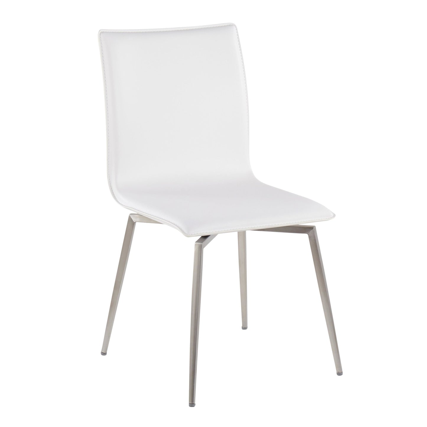 Fuji-Mason Upholstered Swivel Dining Set - 5 Piece, White