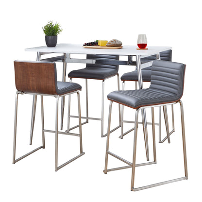 Marcel-Mara Counter Height Dining Set - 5 Piece