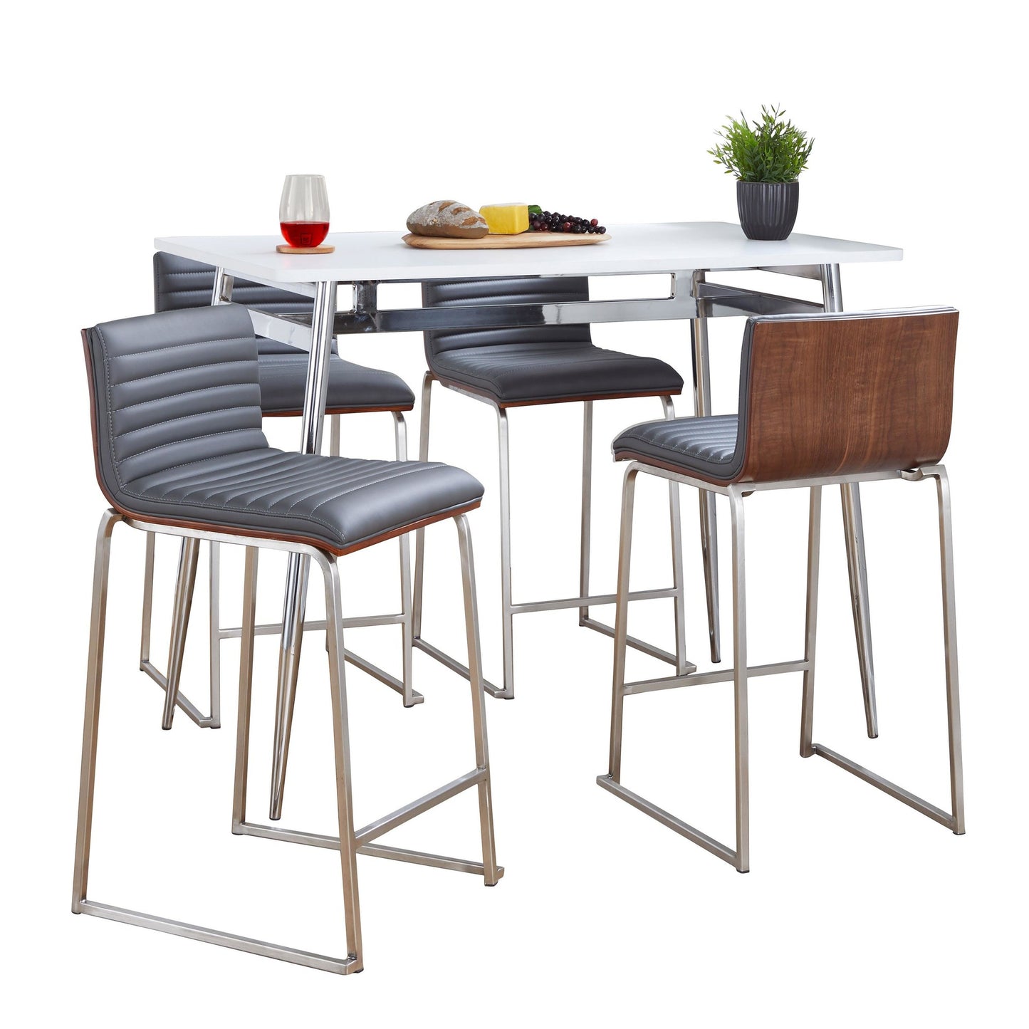 Marcel-Mara Counter Height Dining Set - 5 Piece