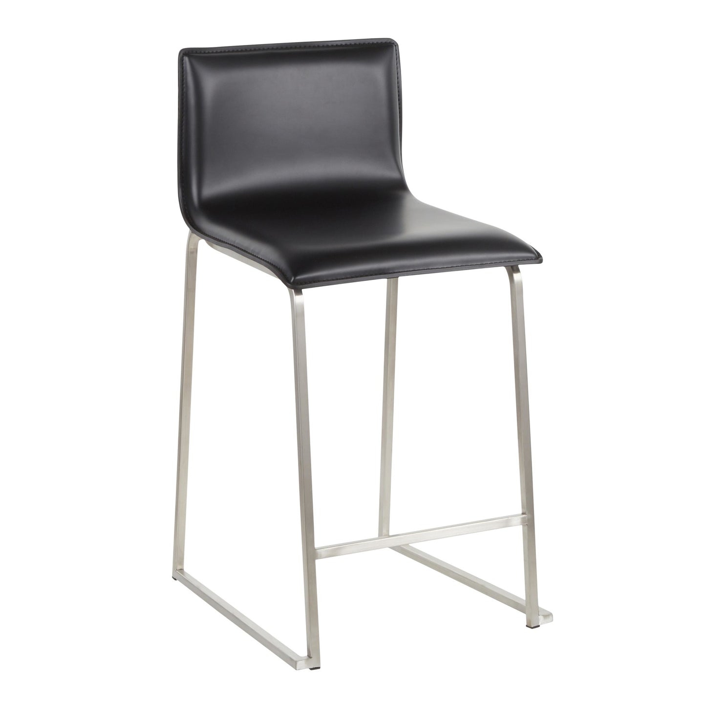 Marcel-Mara Upholstered Counter Height Dining Set - 5 Piece, Black