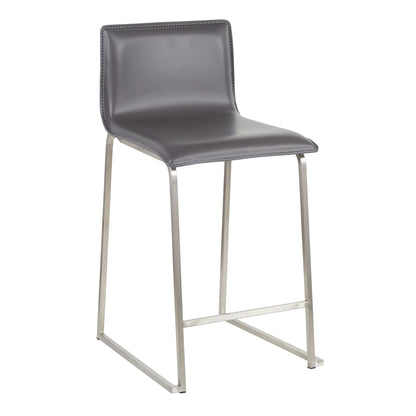 Marcel-Mara Upholstered Counter Height Dining Set - 5 Piece, Grey